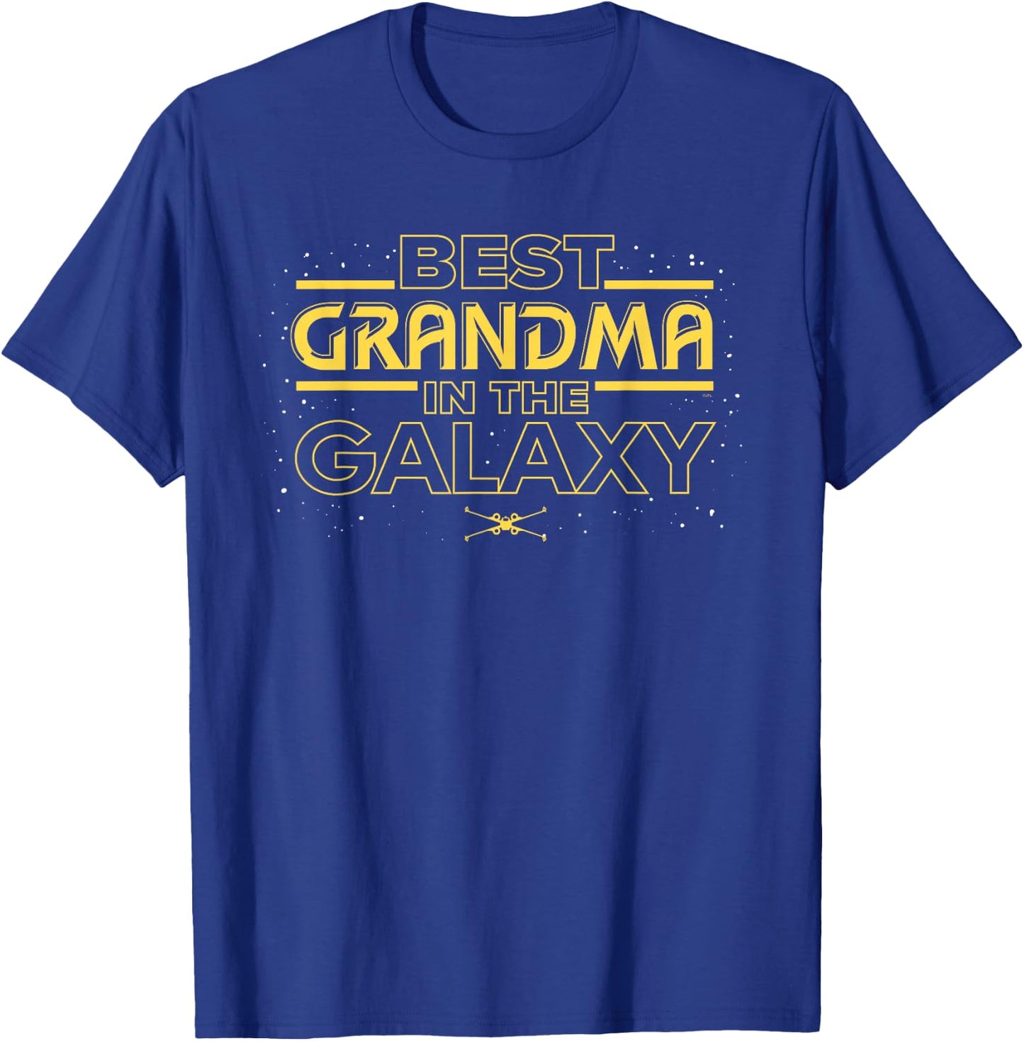 Star Wars Best Grandma in the Galaxy Birthday Mother’s Day T-Shirt - T-Shirt | Royal