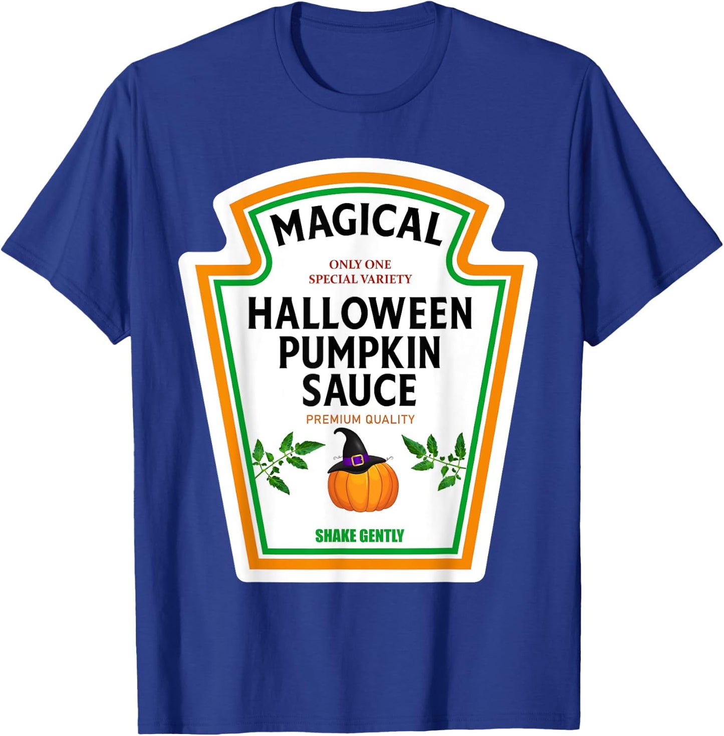 Pumpkin Sauce Halloween 2023 Costume Family Matching Mustard T-Shirt - T-Shirt | Royal