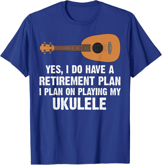 Funny Ukulele Gift Women Hawaiian Instrument Player T-Shirt - T-Shirt | Royal