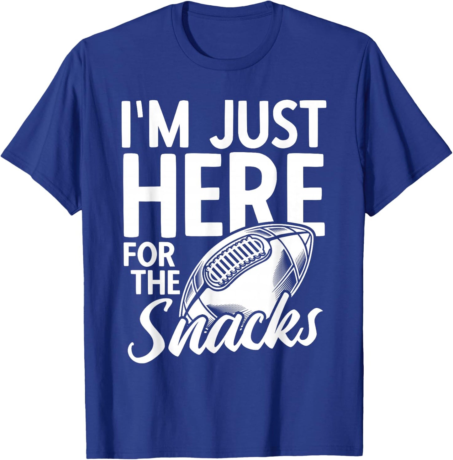 American Football Rugby Sport Graphic Season Football T-Shirt - T-Shirt | Royal
