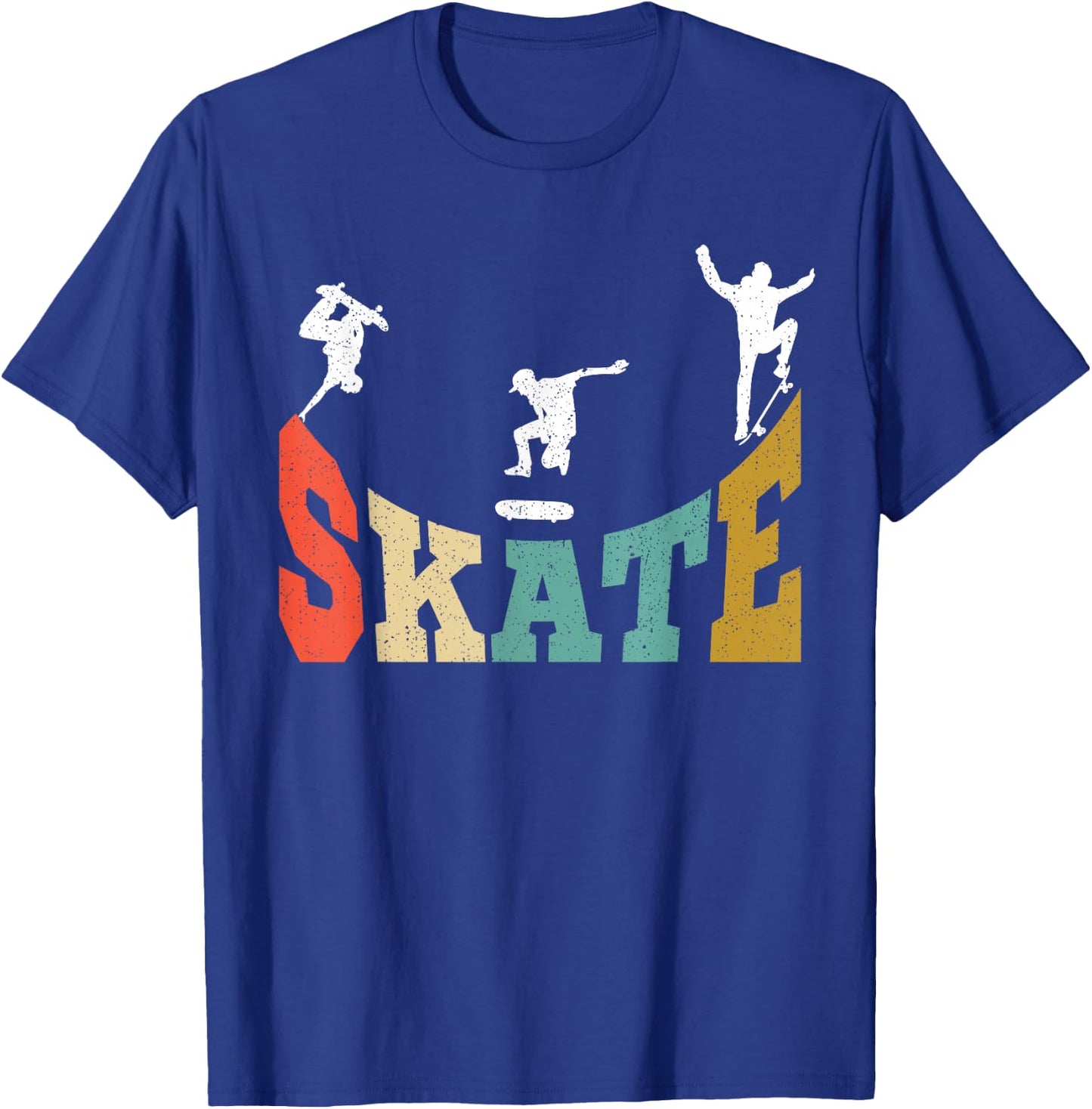 Skater Skateboard Stunt Skater Gift Boys Children T-Shirt - T-Shirt | Royal
