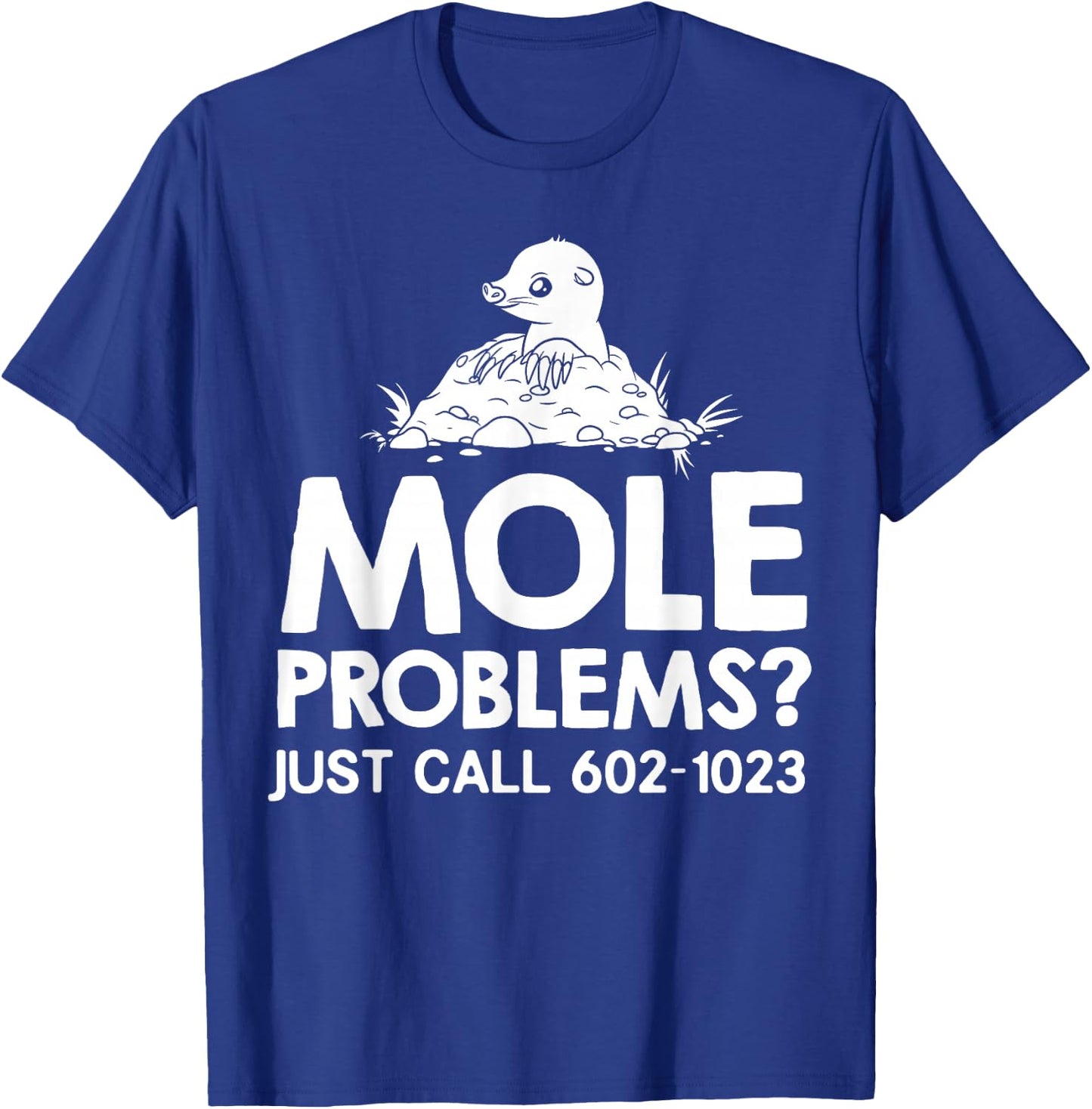 Mole Day Chemistry Gift Hunter Chemist T-Shirt - T-Shirt | Royal