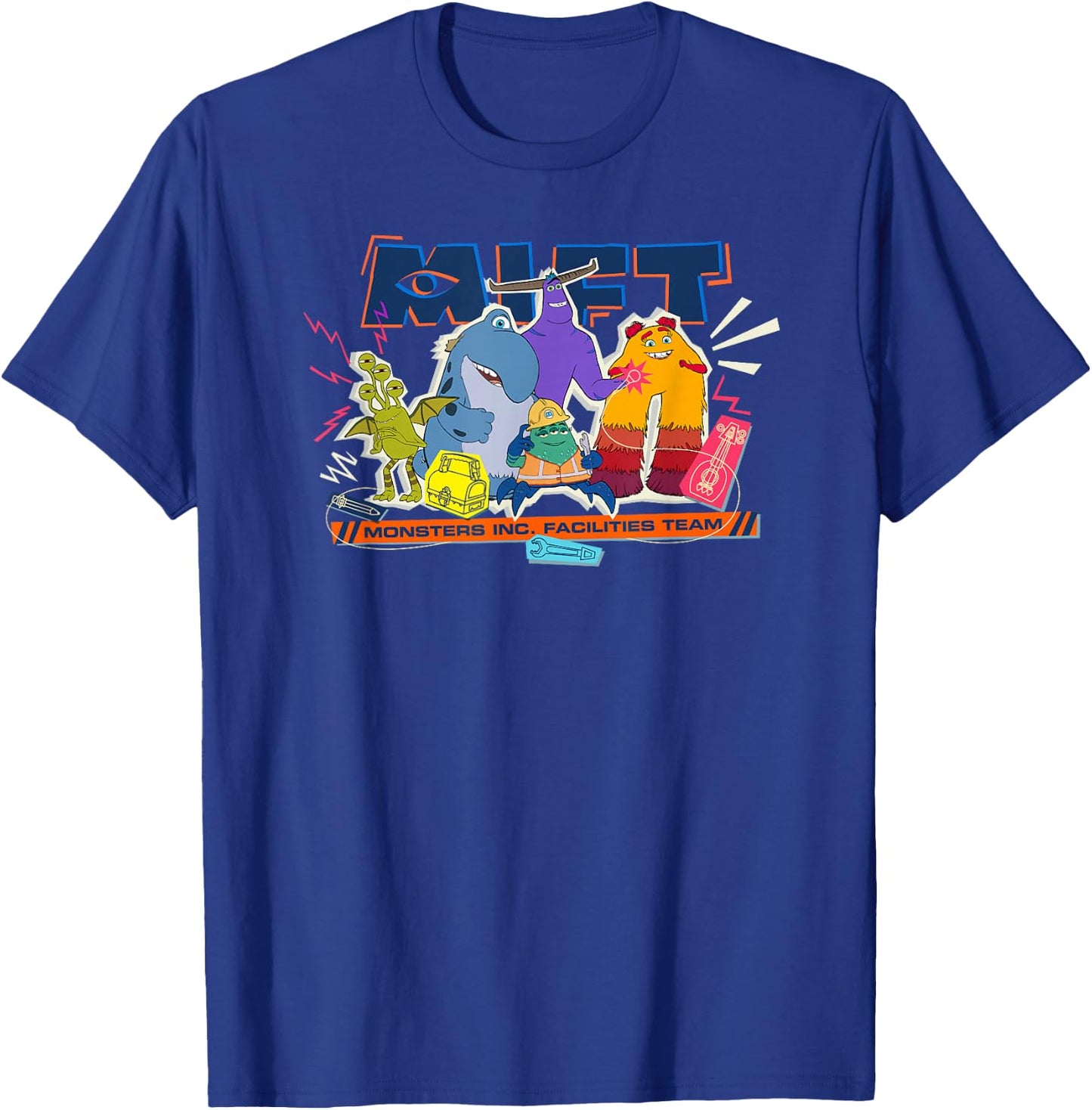 Disney and Pixar's Monsters At Work MIFT T-Shirt - T-Shirt | Royal