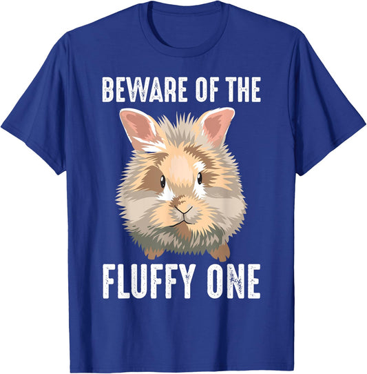 Funny Fluffy One Gift Lionhead Bunny Rabbit Lover Men Women T-Shirt - T-Shirt | Royal