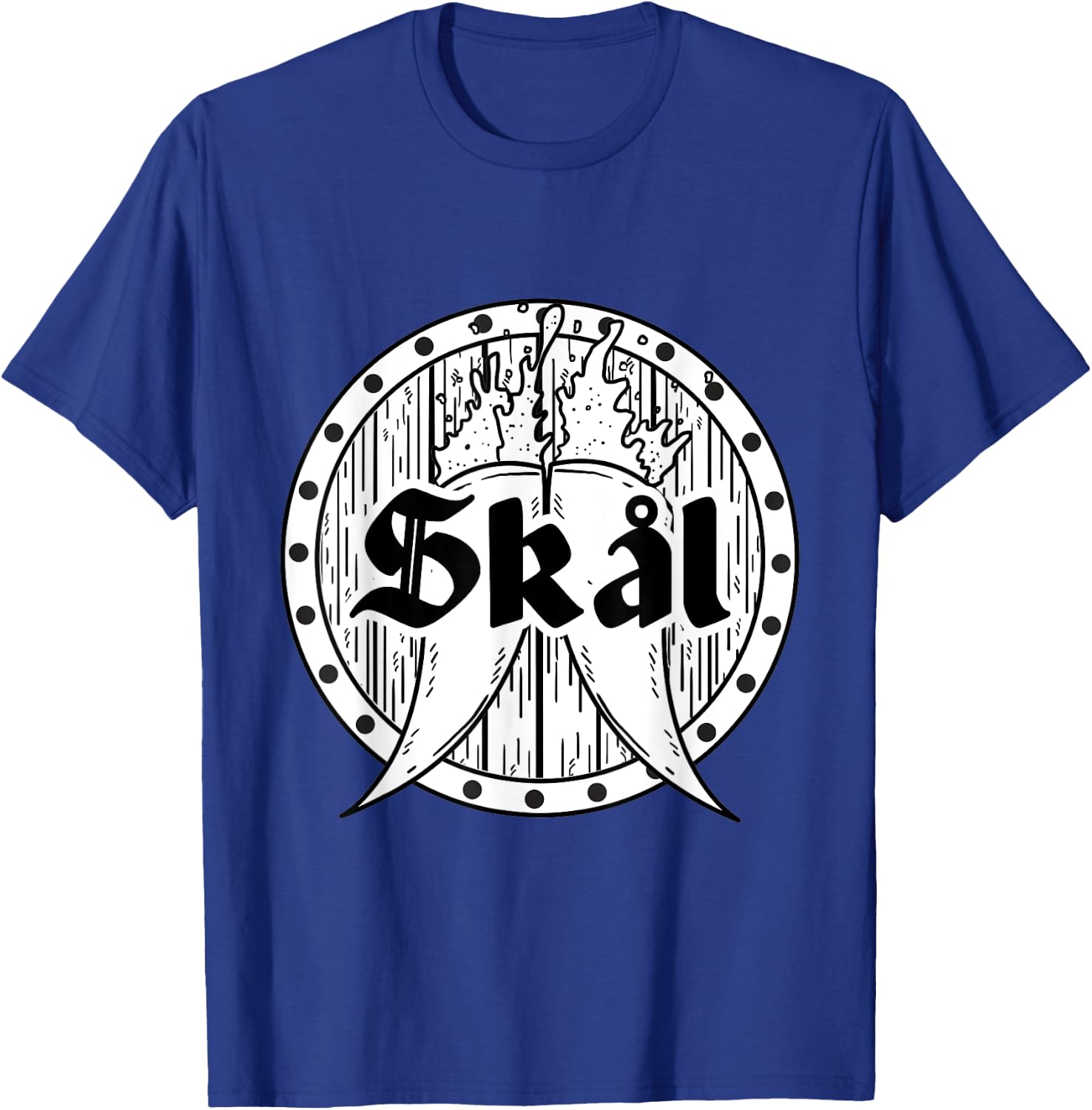 Skal Norwegian Cheers Rune Thor Drinking Horn Viking T-Shirt - T-Shirt | Royal