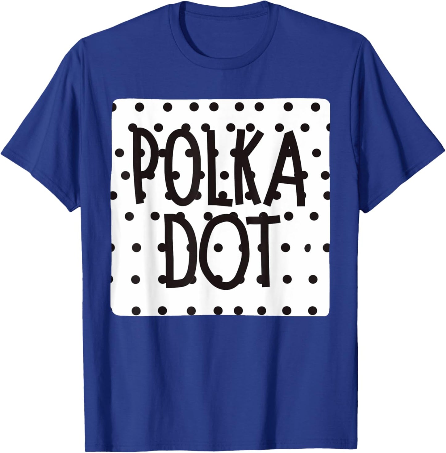 Black white Polka Dot Speech T-Shirt - T-Shirt | Royal