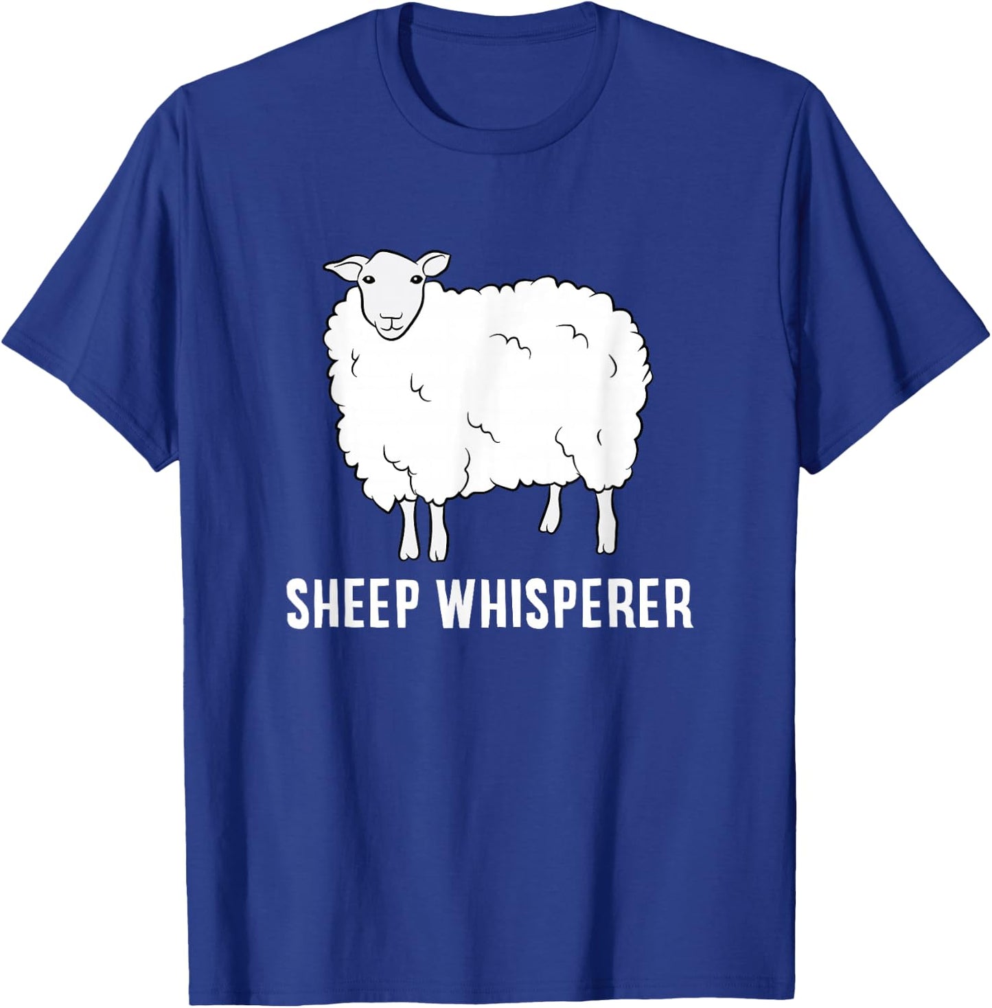 Cute Sheep Whisperer Farmer Sheep Farmer Love Sheep T-Shirt - T-Shirt | Royal