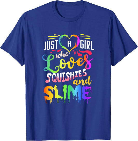 Squishies And Slime Girls Kids Slimeatory T-Shirt - T-Shirt | Royal