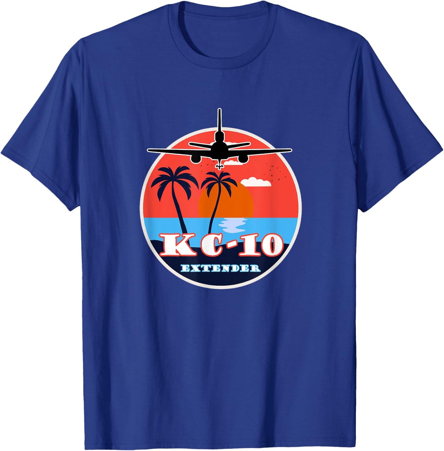 KC-10 Extender Vintage Sunset T-Shirt - T-Shirt | Royal