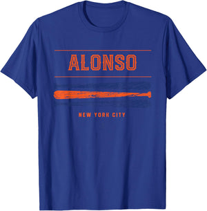 Pete Alonso Vintage Baseball Bat Gameday T-Shirt - T-Shirt | Royal