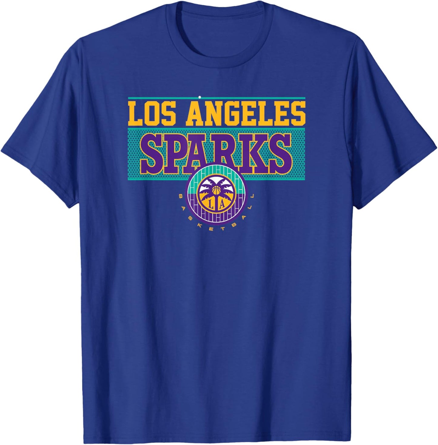 WNBA Los Angeles Sparks Half Court T-Shirt - T-Shirt | Royal