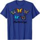 Flutterbys Butterfly Butterflies Trendy Monarch Gardening T-Shirt - T-Shirt | Royal