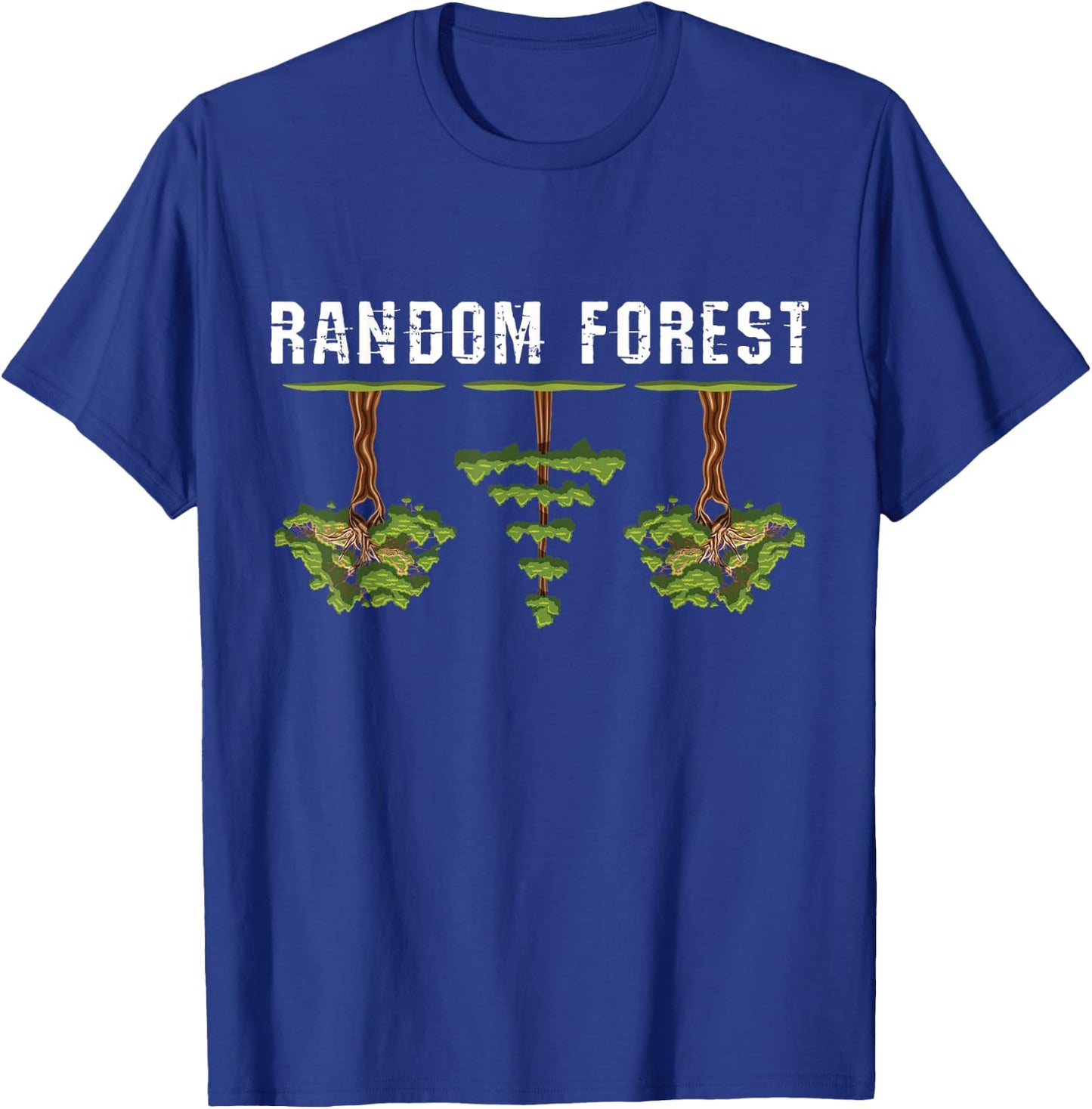 Random Forest Model Classification - Machine Learning T-Shirt - T-Shirt | Royal
