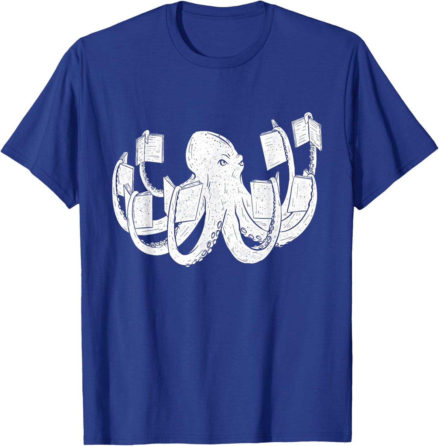 Octopus Lover - Reader Bookworm Reading Librarian Library T-Shirt - T-Shirt | Royal