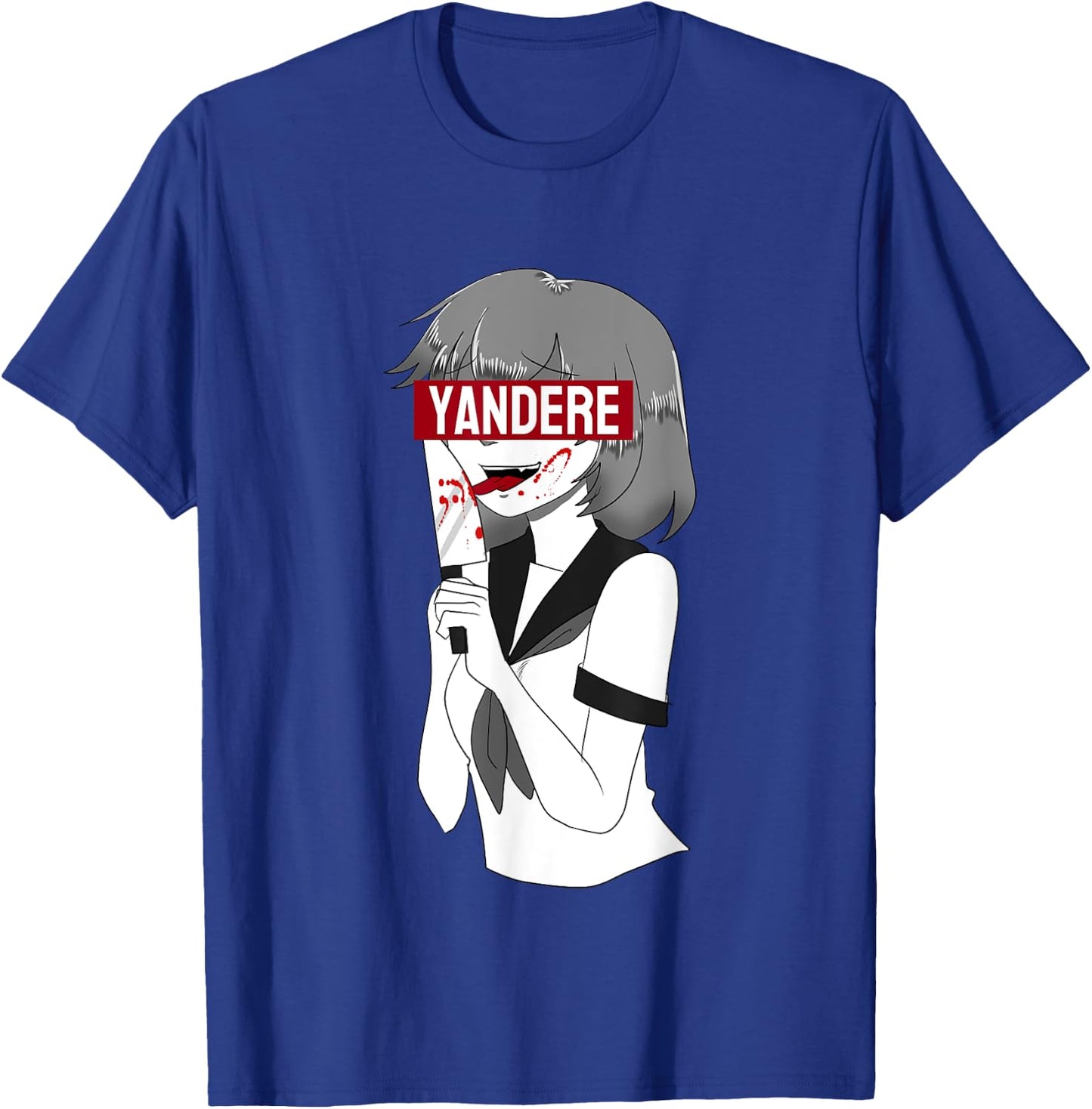 Yandere Anime Girl I Japanese Anime Manga T-Shirt - T-Shirt | Royal