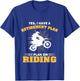 Motocross My Retirement Plan Is Riding Dirt Bike T-Shirt - T-Shirt | Royal