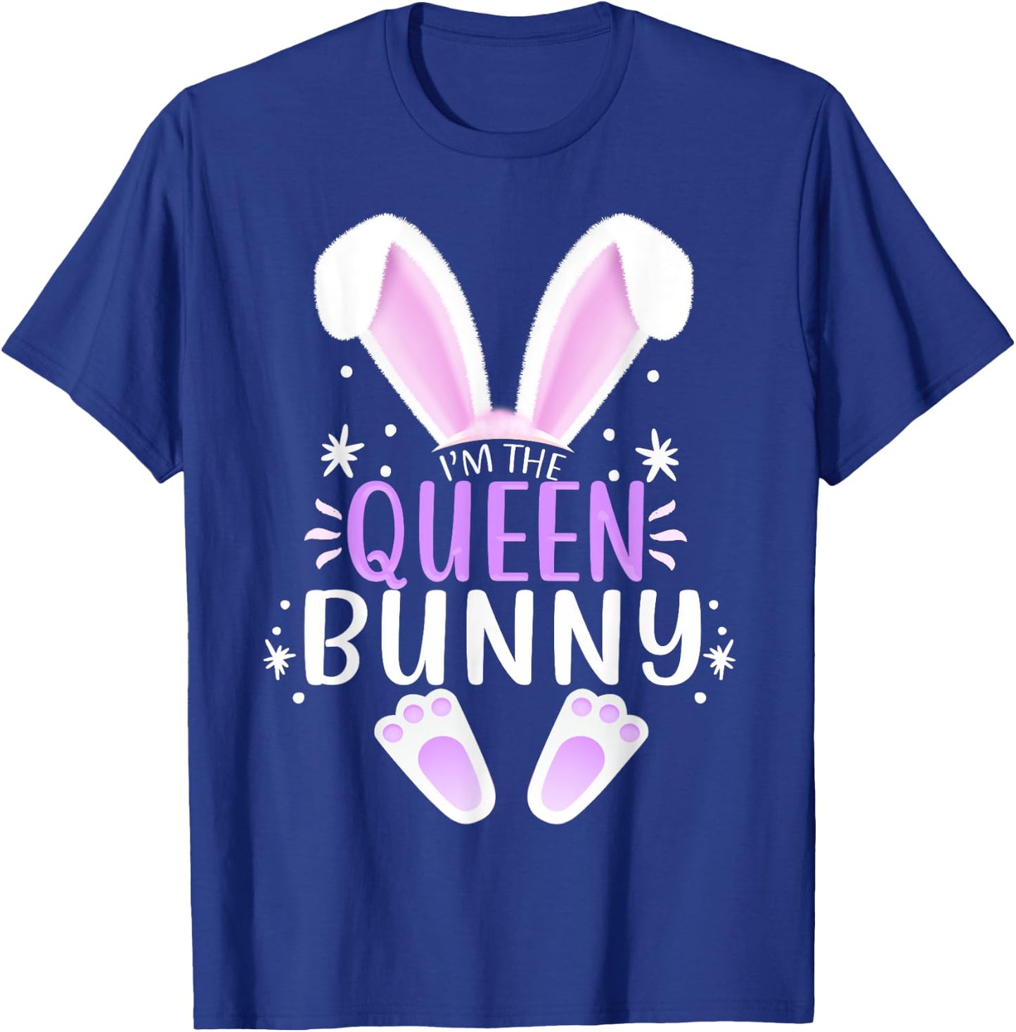 I'm The Queen Bunny Easter Day Bunny Family Matching Style T-Shirt - T-Shirt | Royal