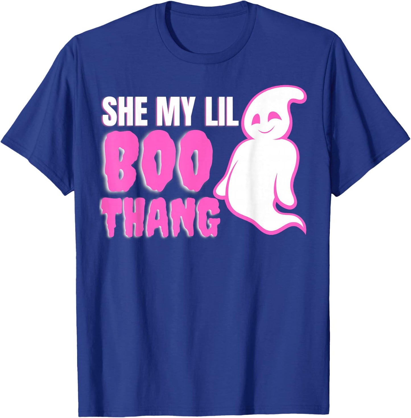She My Lil Boo Thang Funny Halloween T-Shirt - T-Shirt | Royal