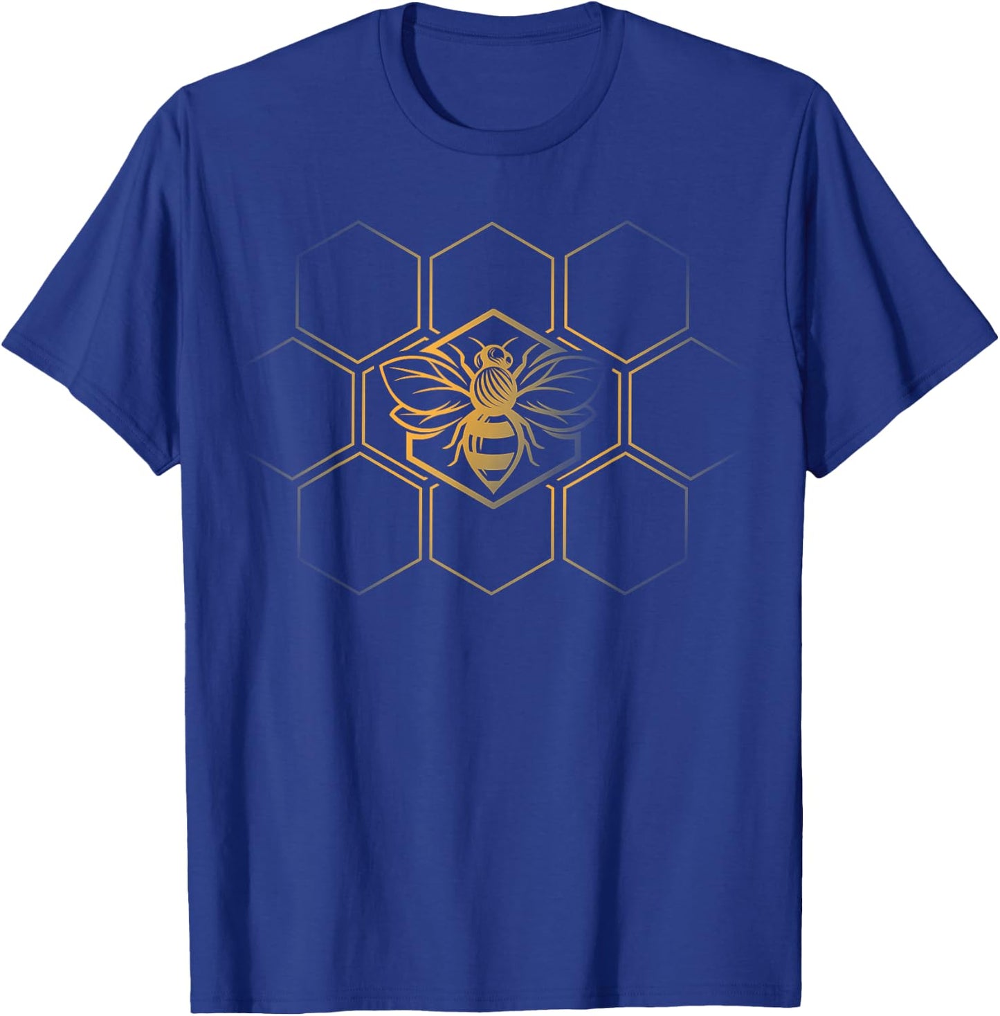 Beekeeper Beekeeping - Honeycomb Love For Bees T-Shirt - T-Shirt | Royal