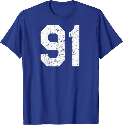 Jersey Uniform Number #91, 91st