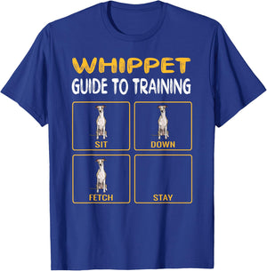 Funny Whippet Guide To Training Dog Obedience Trainer Women T-Shirt - T-Shirt | Royal