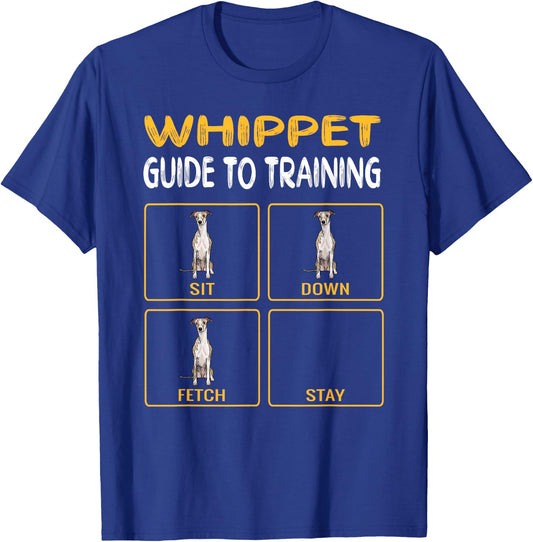 Funny Whippet Guide To Training Dog Obedience Trainer Women T-Shirt - T-Shirt | Royal