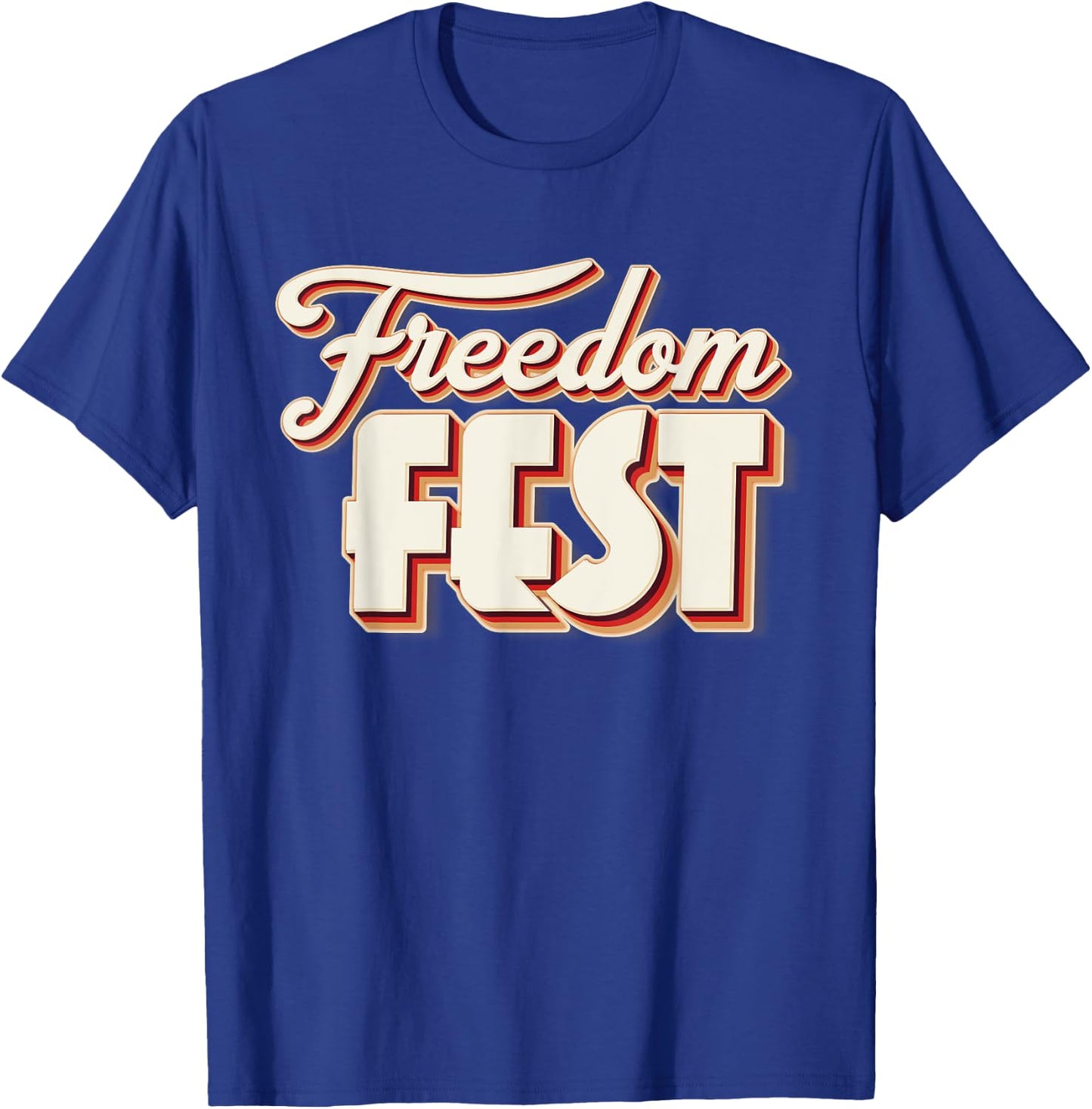 Freedom Fests Patriotic Celebration Liberty American Pride Men T-Shirt - T-Shirt | Royal