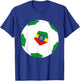 Ethiopia Soccer Ball Ethiopian Flag Jersey Pride Print T-Shirt - T-Shirt | Royal