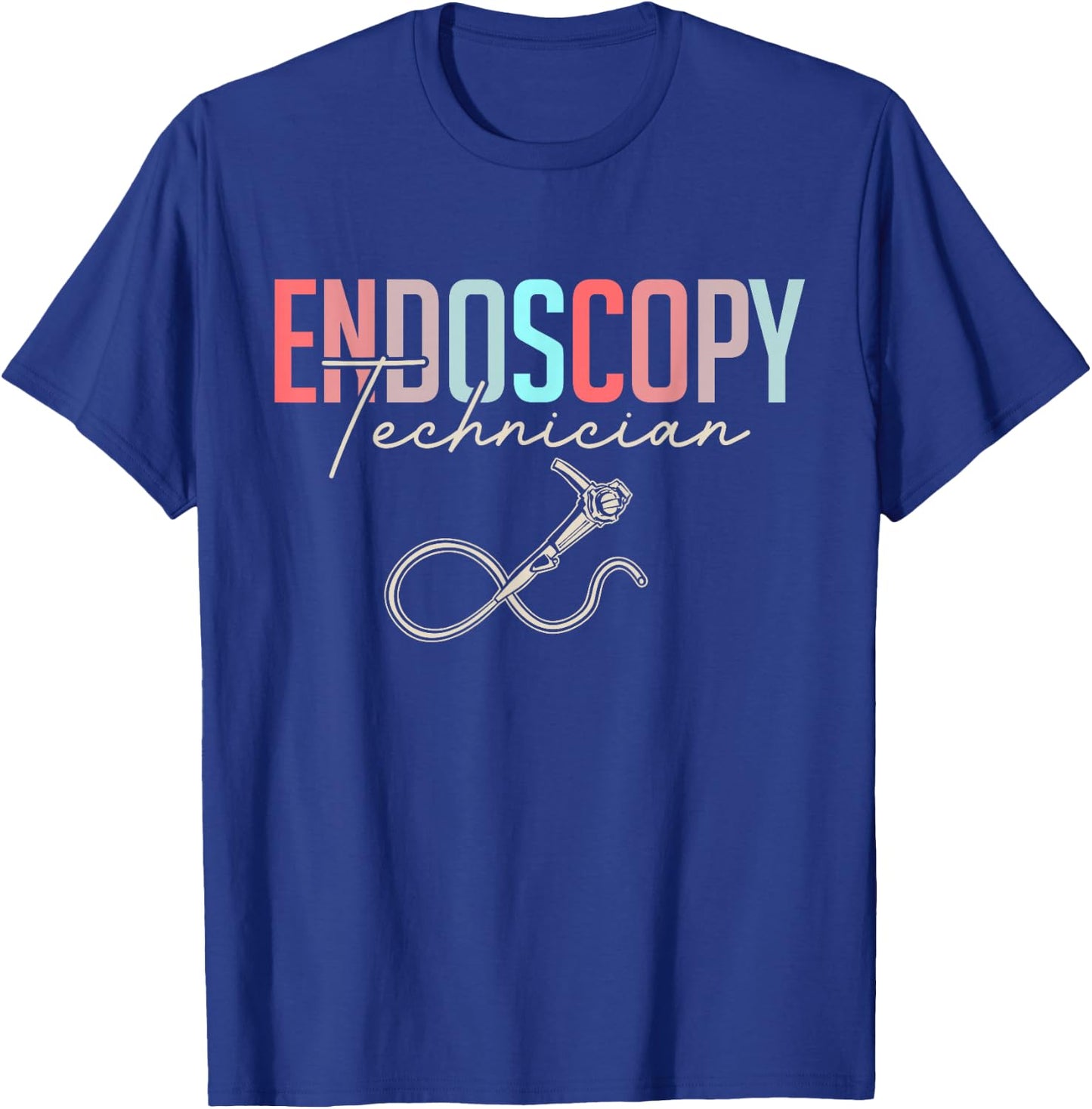 Gastroenterology Nurse Endoscopy Colonoscopy T-Shirt - T-Shirt | Royal