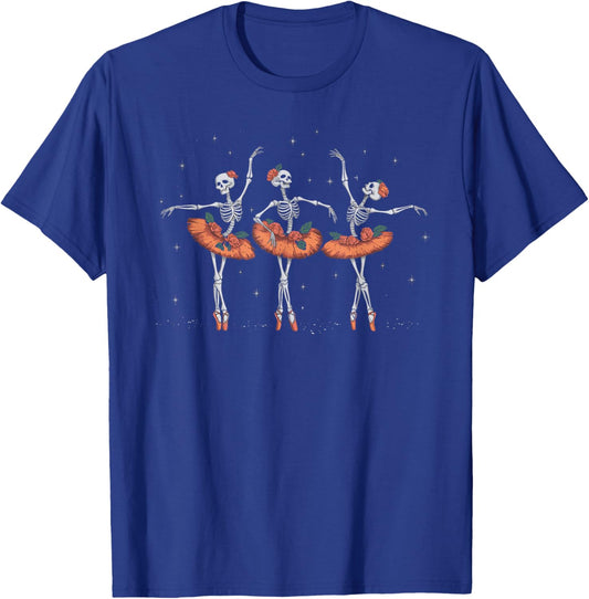 Skeleton Ballet T-Shirt - T-Shirt | Royal