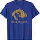 Hellbender Giant Salamander Cryptobranchus alleganiensis T-Shirt - T-Shirt | Royal