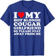 I Love My Hot Blonde Cougar Girlfriend So Please Stay Away T-Shirt - T-Shirt | Royal