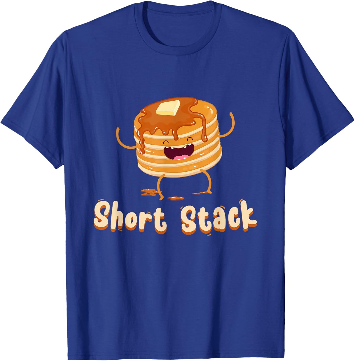 Short Stack of Pancakes Kawaii - Maple Syrup Day T-Shirt - T-Shirt | Royal