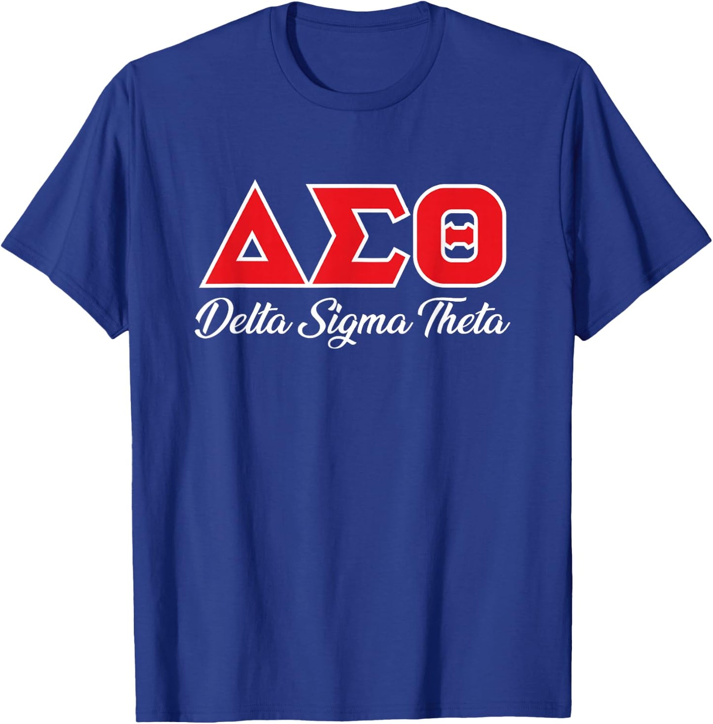 AMAZIGREEK Delta Sigma Theta Sorority Paraphernalia, Delta 1913 HBCU Adult , Black, Small T-Shirt - T-Shirt | Royal