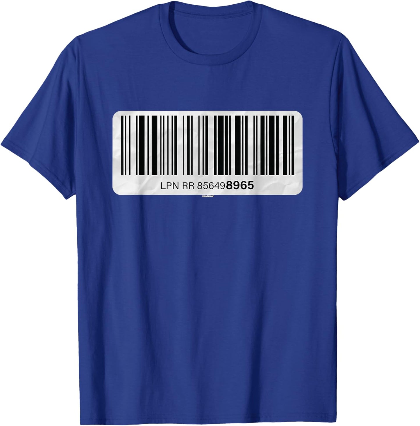 LPN Sticker for Damaged Associates Swagazon Coworker Gifts T-Shirt - T-Shirt | Royal
