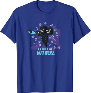 Minecraft Wither Fear The Wither! Small T-Shirt - T-Shirt | Royal