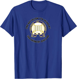 2nd Battalion 7th Infantry 3rd Infantry Division Gift T-Shirt - T-Shirt | Royal