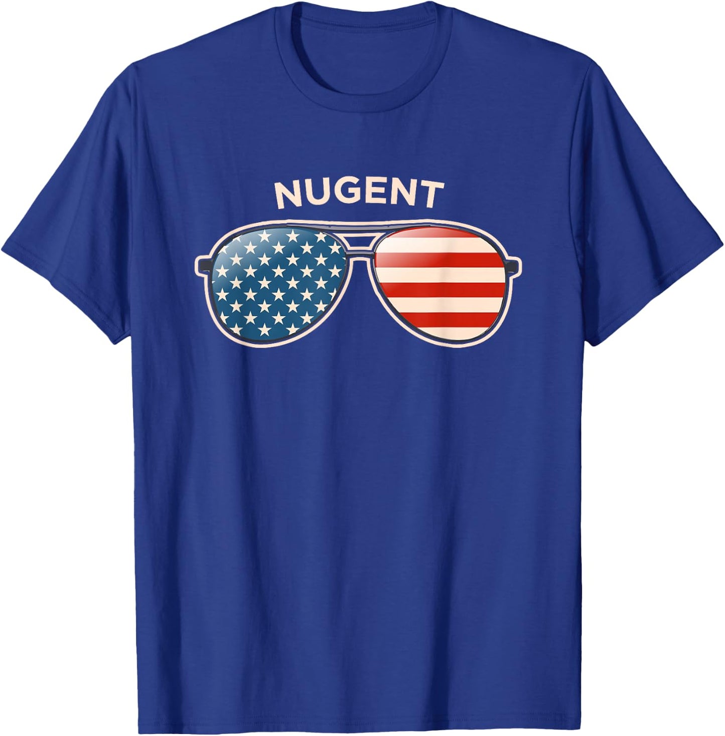 Nugent, LA Vintage US Flag Sunglasses T-Shirt - T-Shirt | Royal