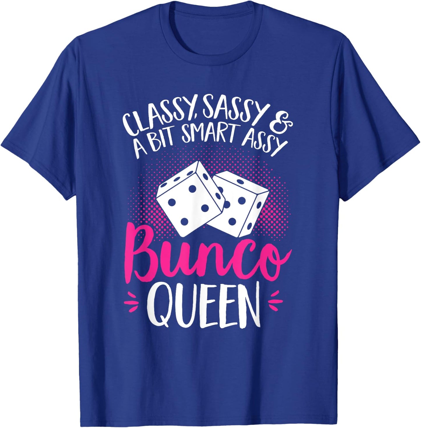 Bunco Game Bunco Queen T-Shirt - T-Shirt | Royal