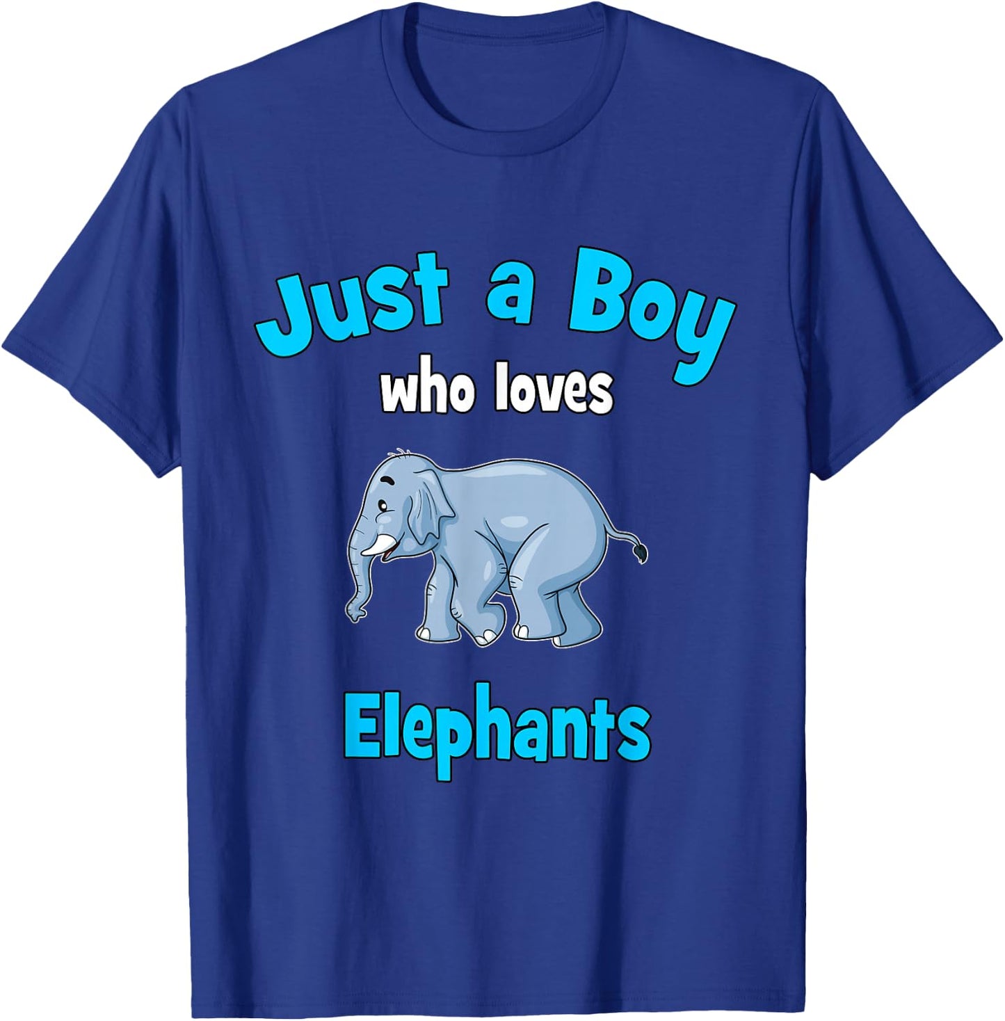 Elephant Shirt for Boys | Children's Elephant T-Shirt - T-Shirt | Royal