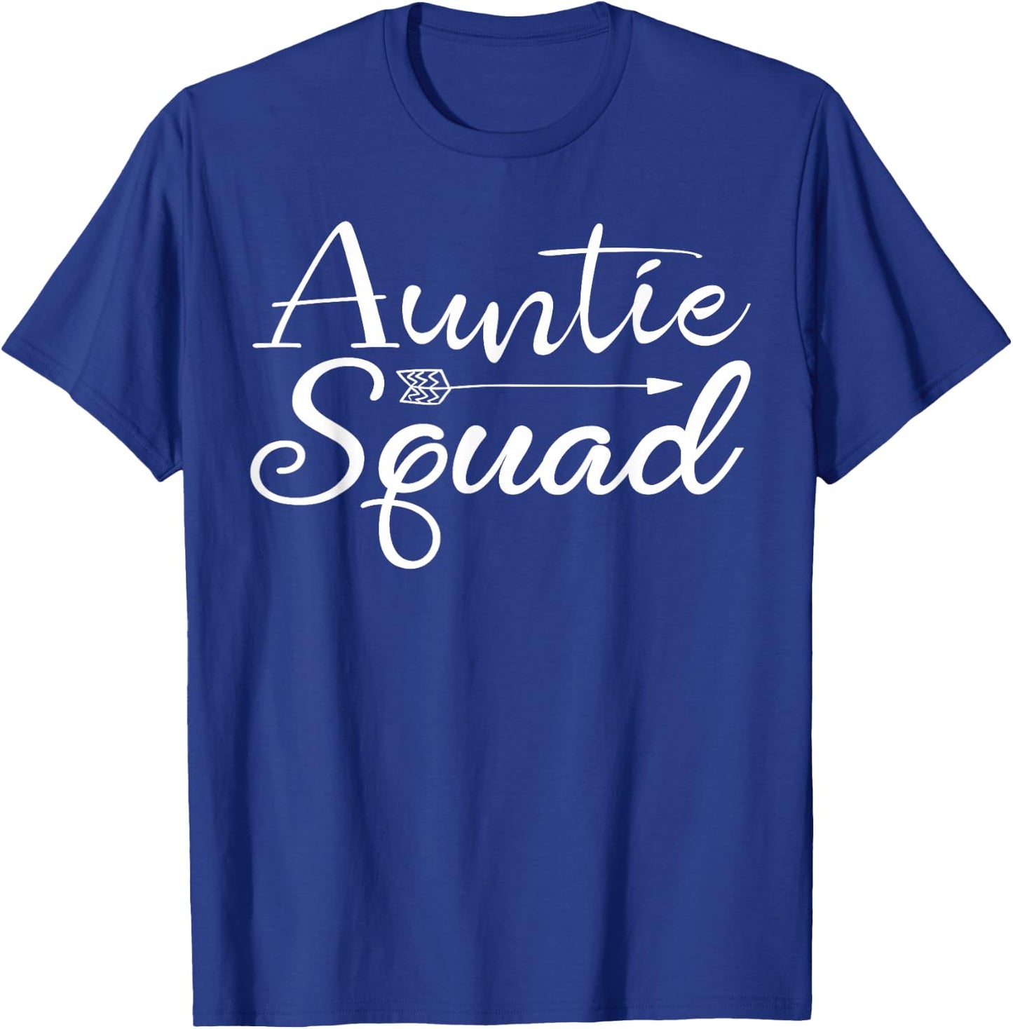 Auntie Squad Aunt Birthday Gift T-Shirt - T-Shirt | Royal