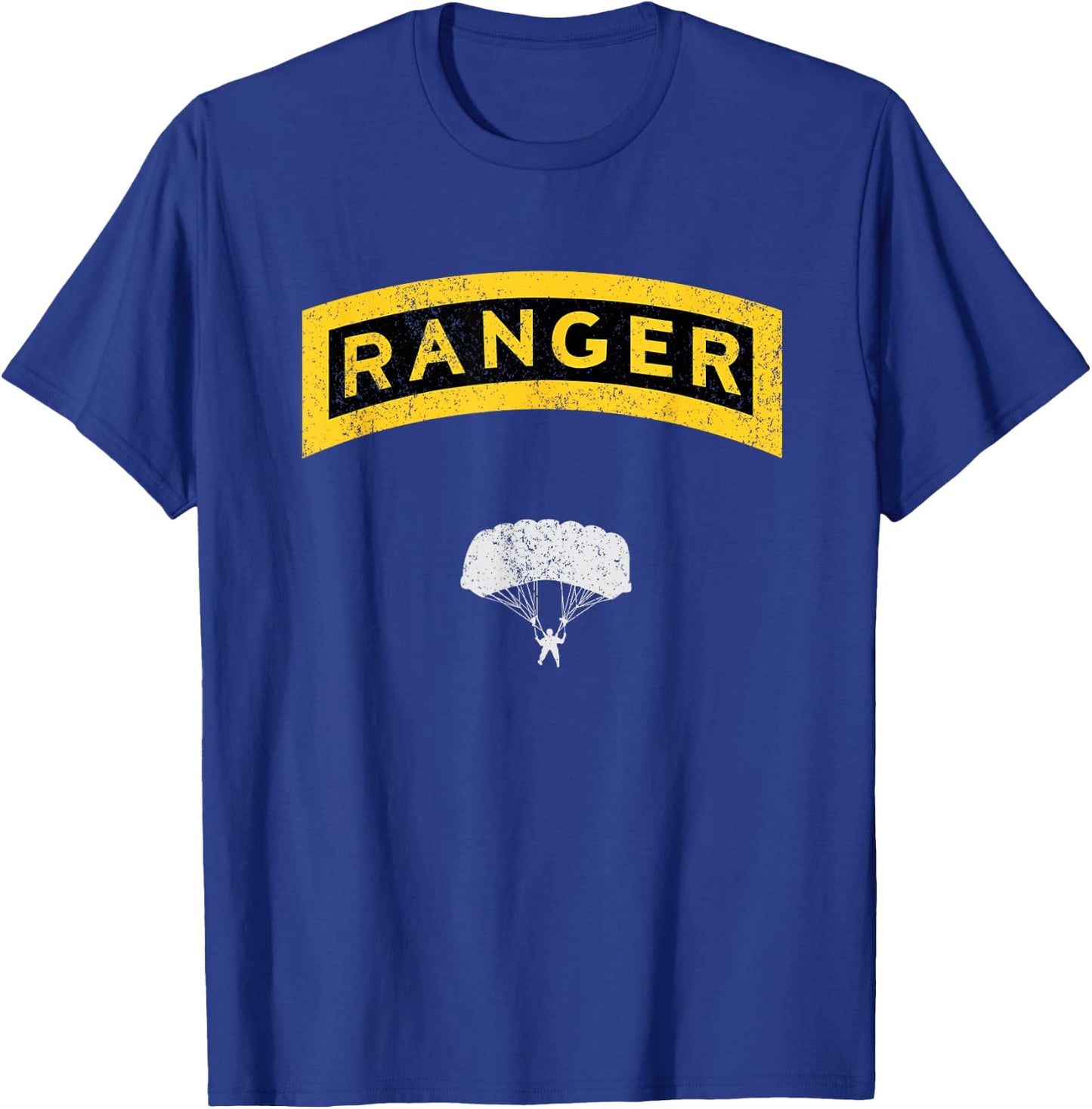 U.S Army Ranger Airborne Veteran Vintage, Veterans Day Gift T-Shirt - T-Shirt | Royal