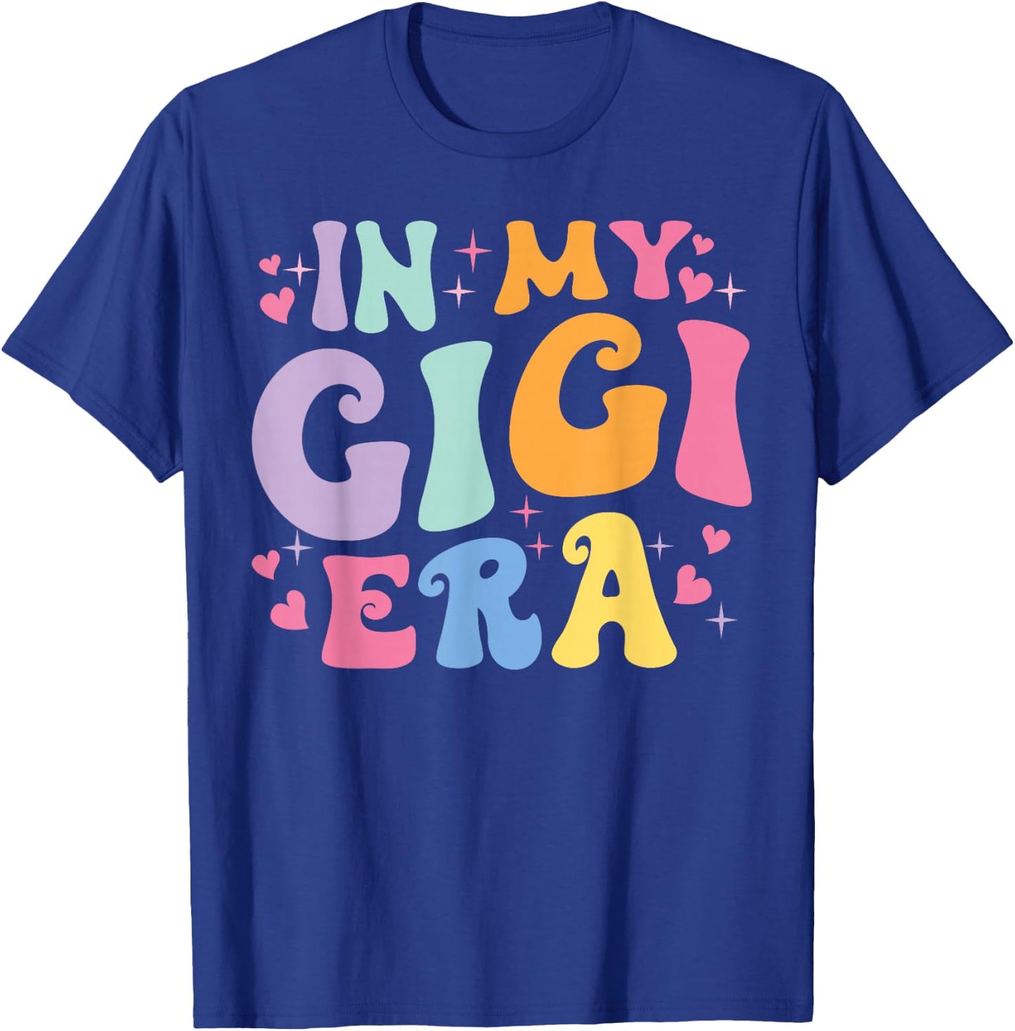 In My Gigi Era Baby Announcement for Grandma Mother's Day T-Shirt - T-Shirt | Royal
