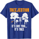 Treejection Disc Golf Funny Frisbee Golfing Sport Golfer T-Shirt - T-Shirt | Royal