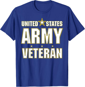 Us United States Army Star Military T-Shirt - T-Shirt | Royal