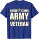 Us United States Army Star Military T-Shirt - T-Shirt | Royal