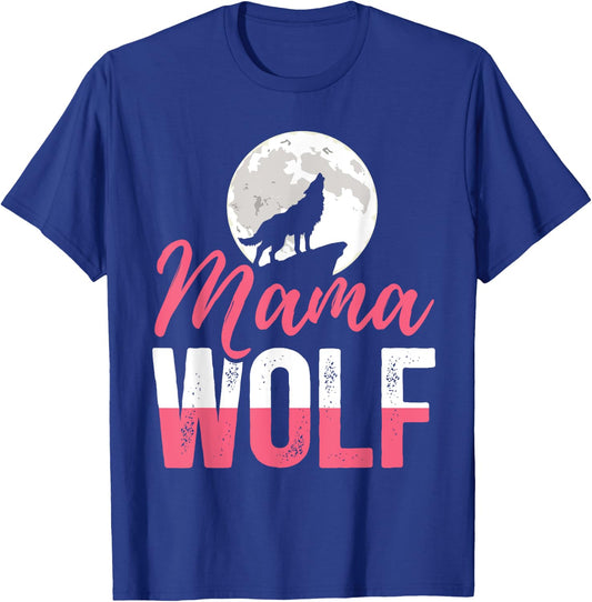 Mama Wolf T-Shirt - T-Shirt | Royal