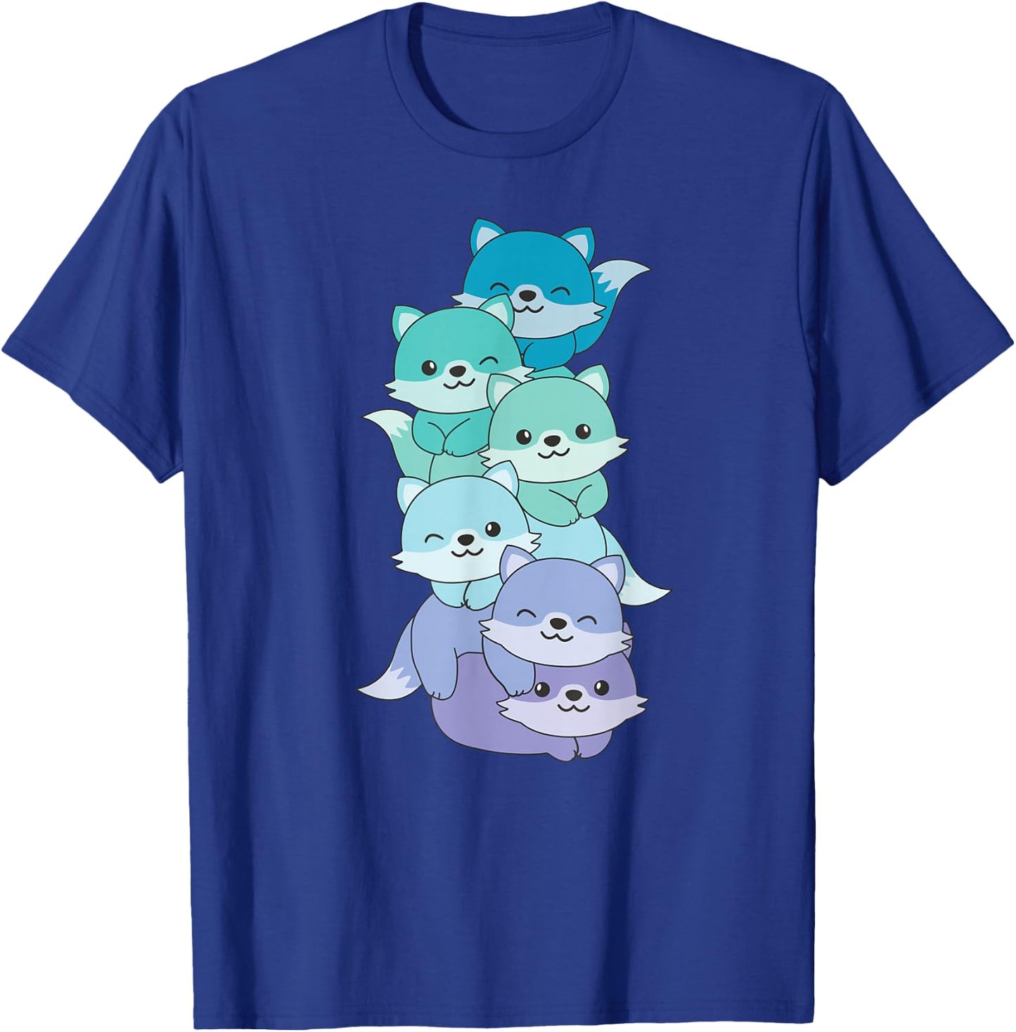 Neptunic Flag Pride Month LGBTQ Neptunic Fox T-Shirt - T-Shirt | Royal