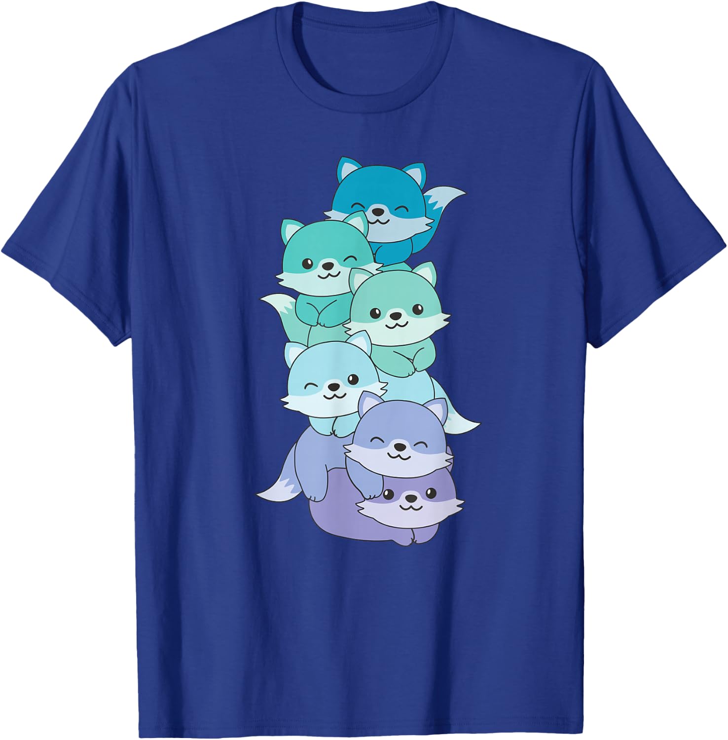 Neptunic Flag Pride Month LGBTQ Neptunic Fox T-Shirt - T-Shirt | Royal