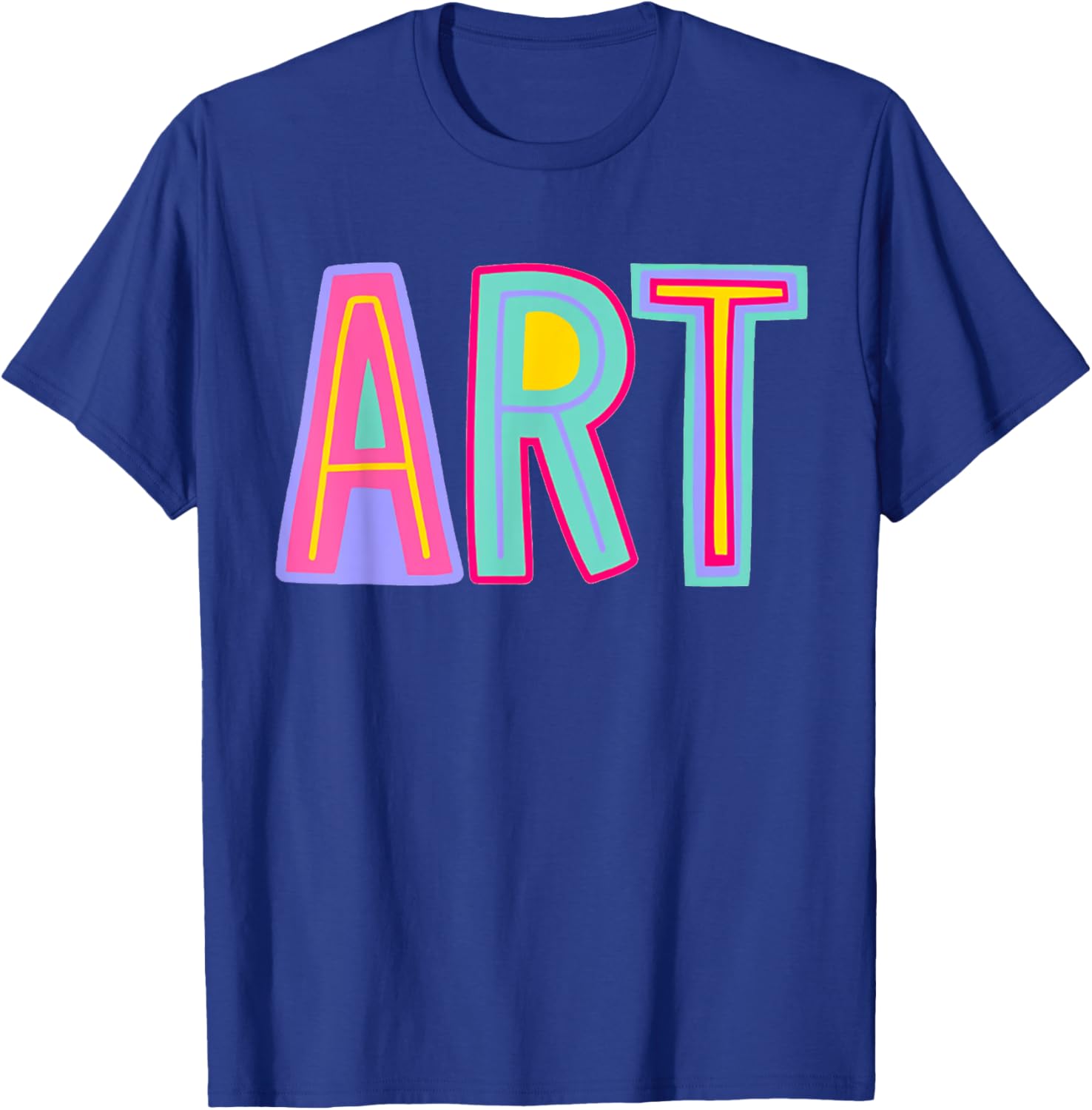 Art Teacher Happy First Day Of School Artist Back To School T-Shirt - T-Shirt | Royal